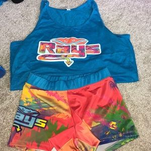 stingray allstars practice set tank and shorts